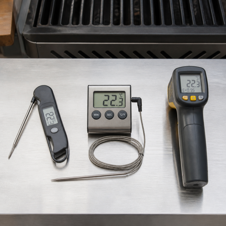 Einstichthermometer, Kabelsonde und Infrarotthermometer im Vergleich