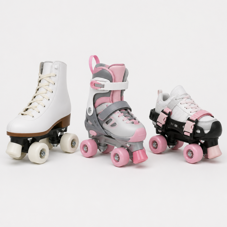 Vergleich verschiedener Bauarten von Kinderrollschuhen