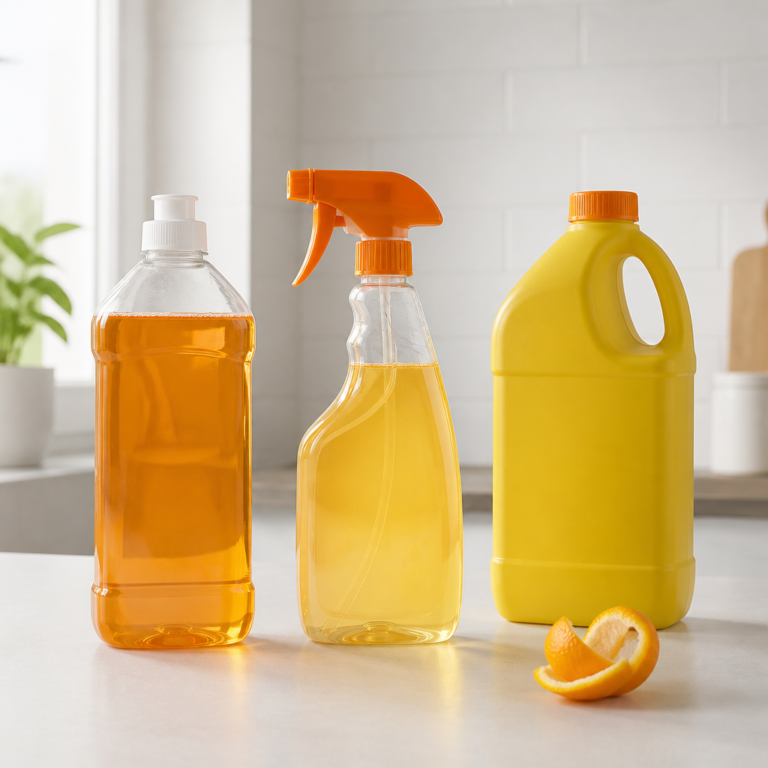 Konzentrat, Spray und Gel als unterschiedliche Formen von Orangenu00f6lreiniger