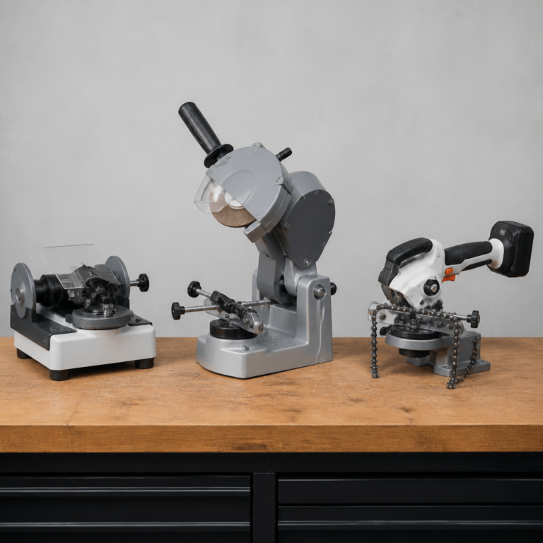 Vergleich verschiedener Bauformen von Su00e4gekettenschu00e4rfgeru00e4ten