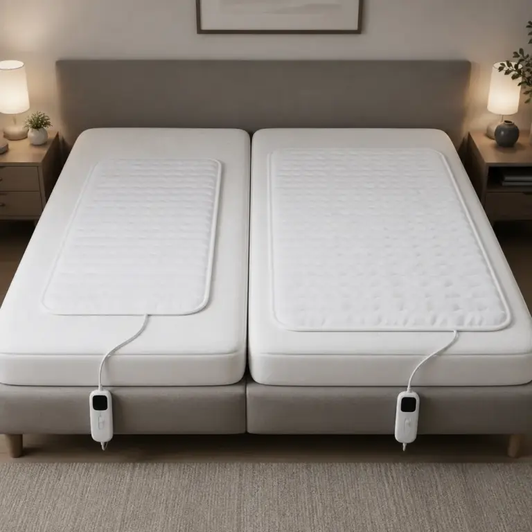 Vergleich zwischen Einzel- und Doppel-Wu00e4rmeunterbett auf Matratzen