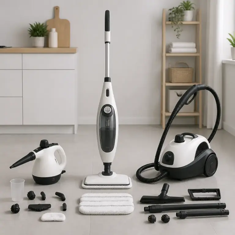 Handdampfreiniger, Dampfmopp und Schlitten-Dampfreiniger im Vergleich