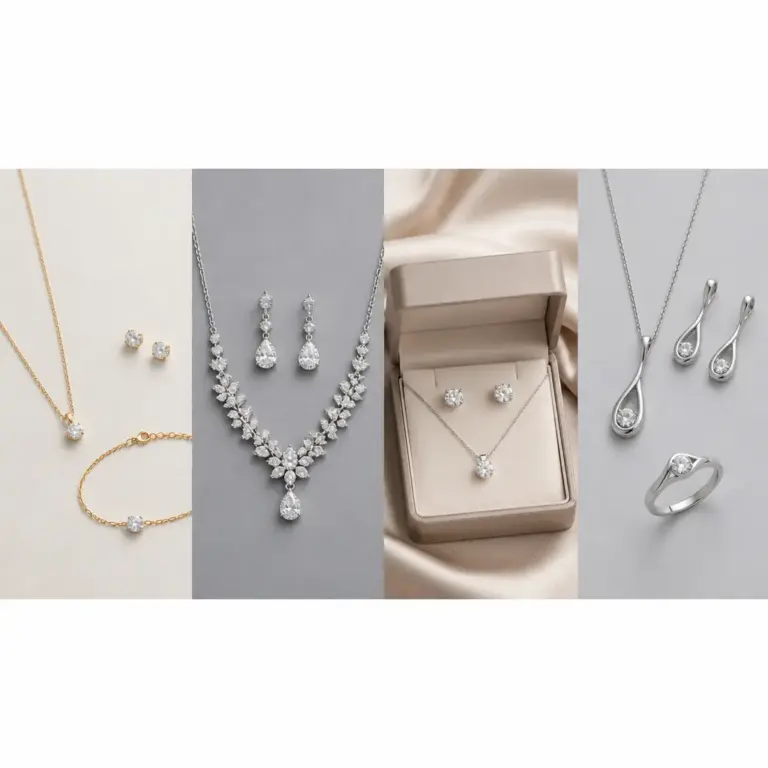 Verschiedene Schmuckset-Arten fu00fcr Alltag, Feier und Geschenk