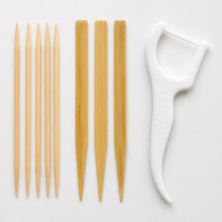 Vergleich verschiedener Zahnstocherformen und Materialien